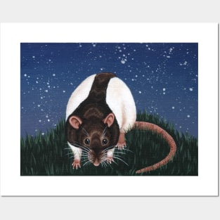 Brown Hooded Rat Posters and Art